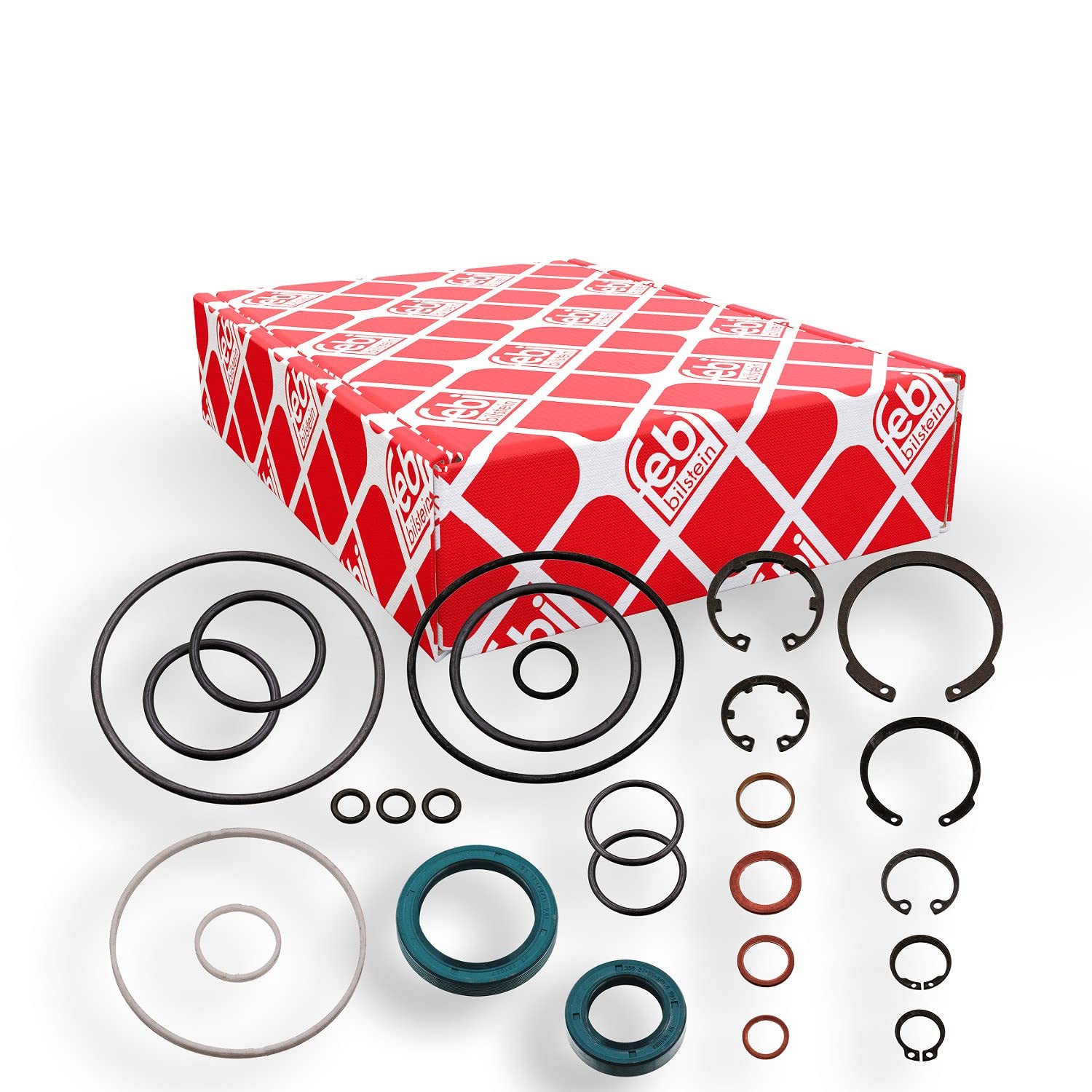 Steering rack seal kit 06470 FEBI BILSTEIN for MERCEDES-BENZ 124 Saloon E-CLASS