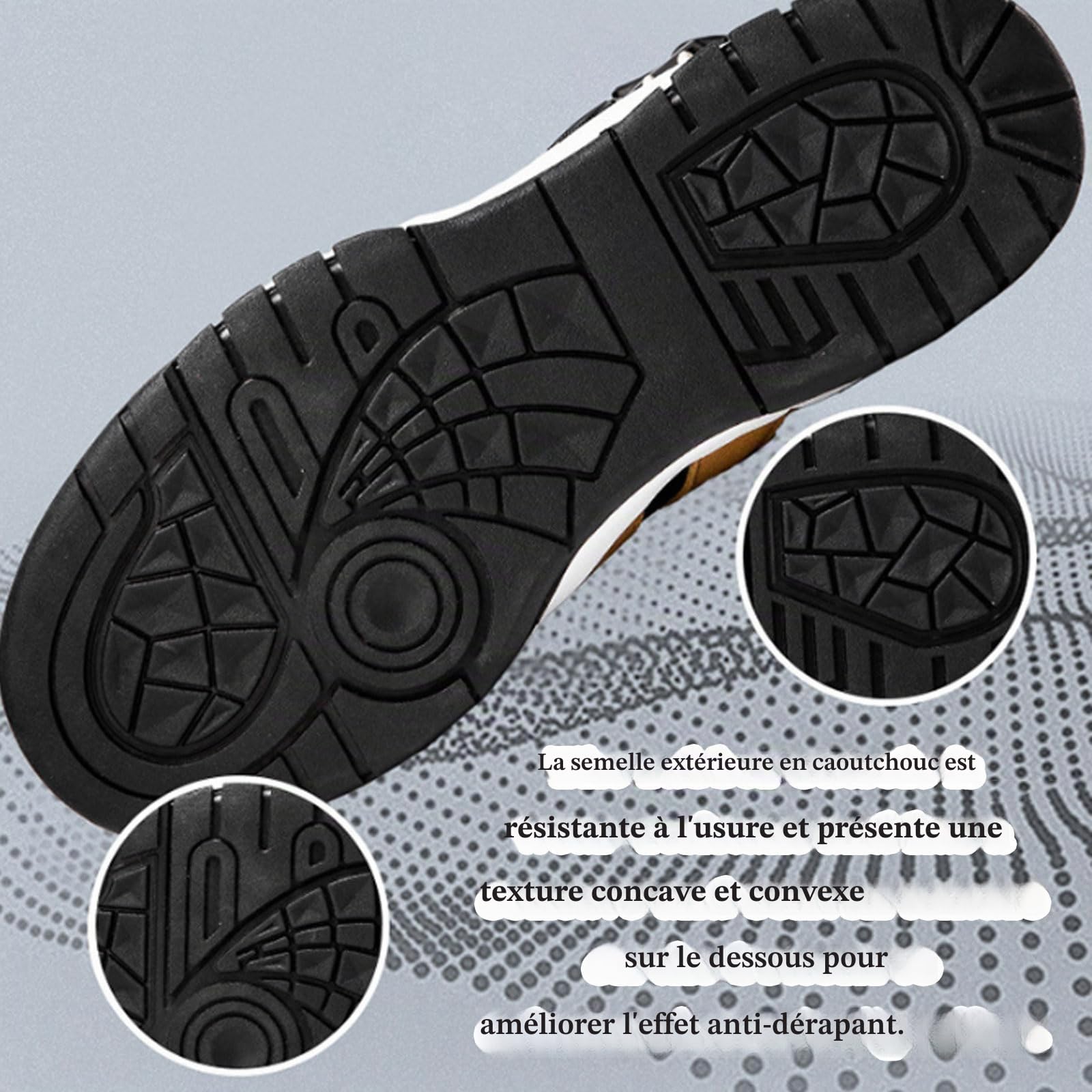 Chaussures Moto Homme Vented,Bottes Moto Hommes,Bottes De Moto en Cuir,Bottes de Moto imperméables,antidérapant,Semelle en Caoutchouc,Renfort Talons & Orteils,Convient aux Motards.