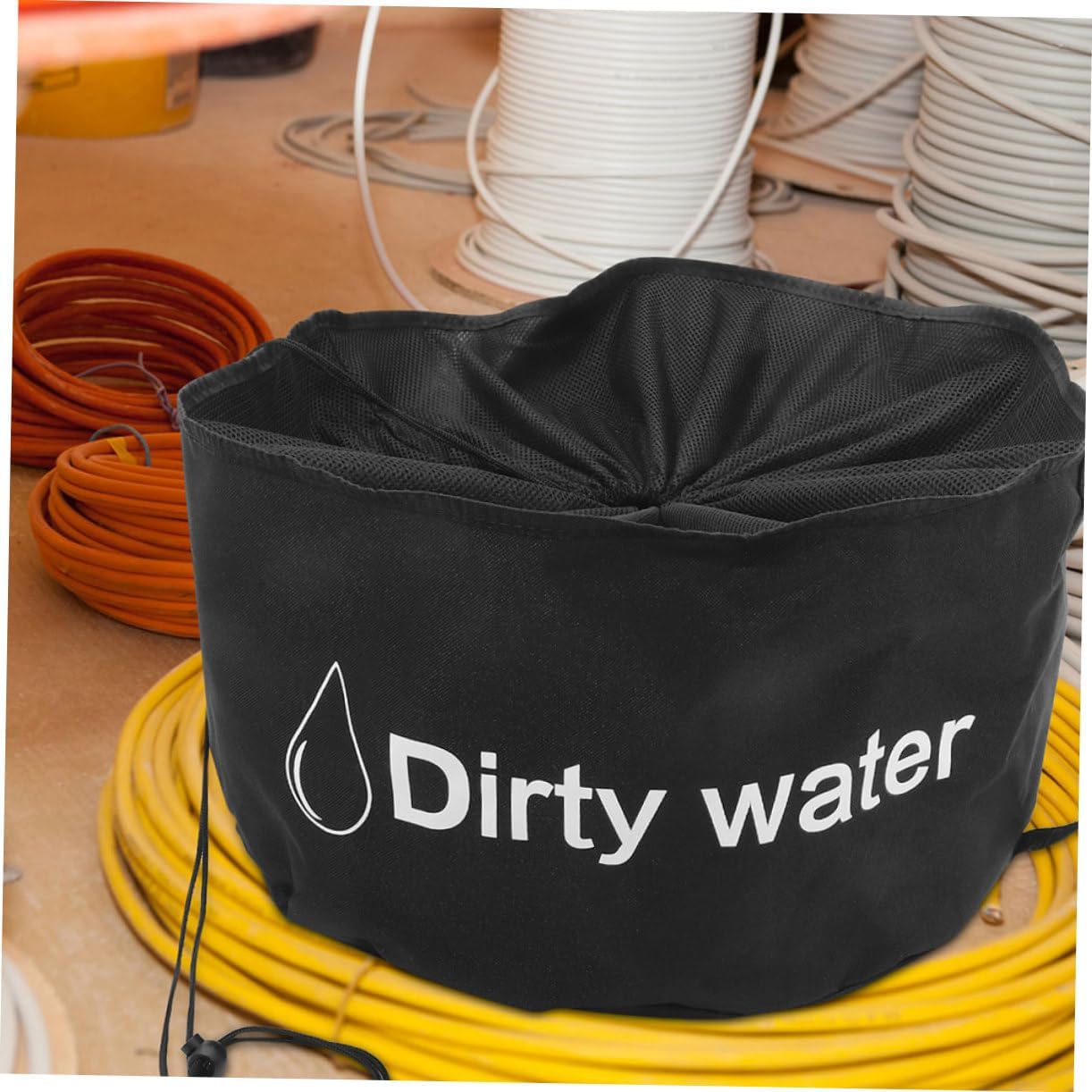 4Pcs Rv Hose Storage Bags Durable Organizers for Garden Hose and Electric Wires Convenient Rope Closure Versatile Utility Pouches for Rv Supplies