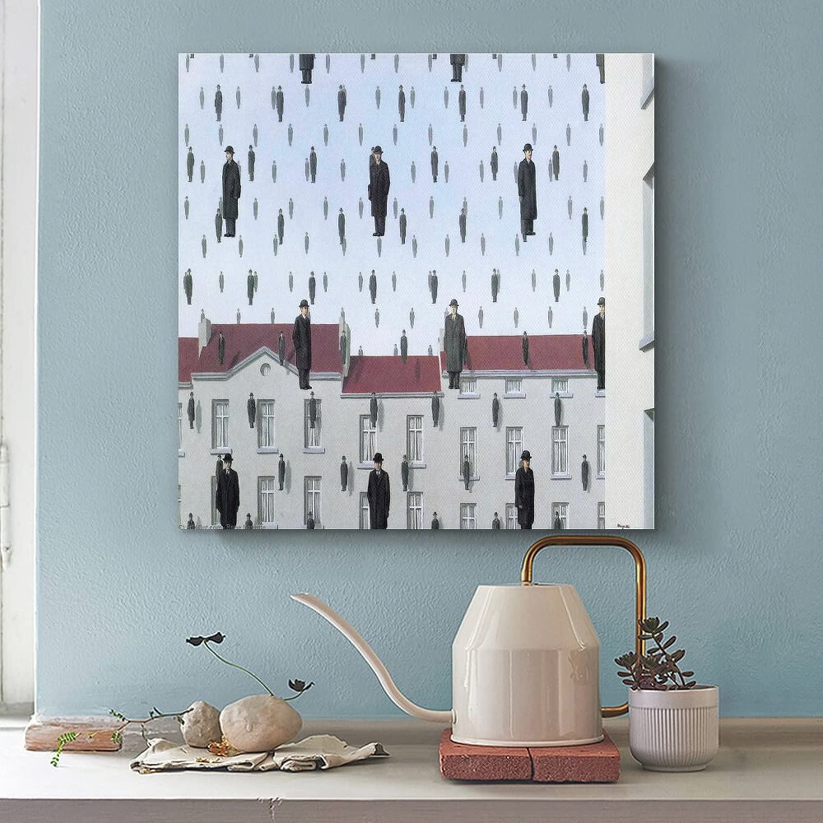 Amazon｜Rene Magritteルネ・マグリット画家作品「ゴルコンダ