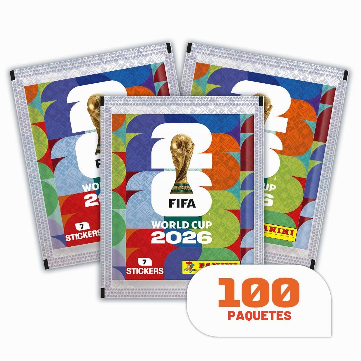 Panini - Colección oficial de la FIFA World Cup 2026™ (caja de 100 bolsas)