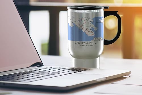 Miniatura 24 de TJ Originals Marine Corps Trail - Taza de café de cerámica de 11 onzas, regalos motivacionales para hombres, recuerdo de camino de maratón, regalo