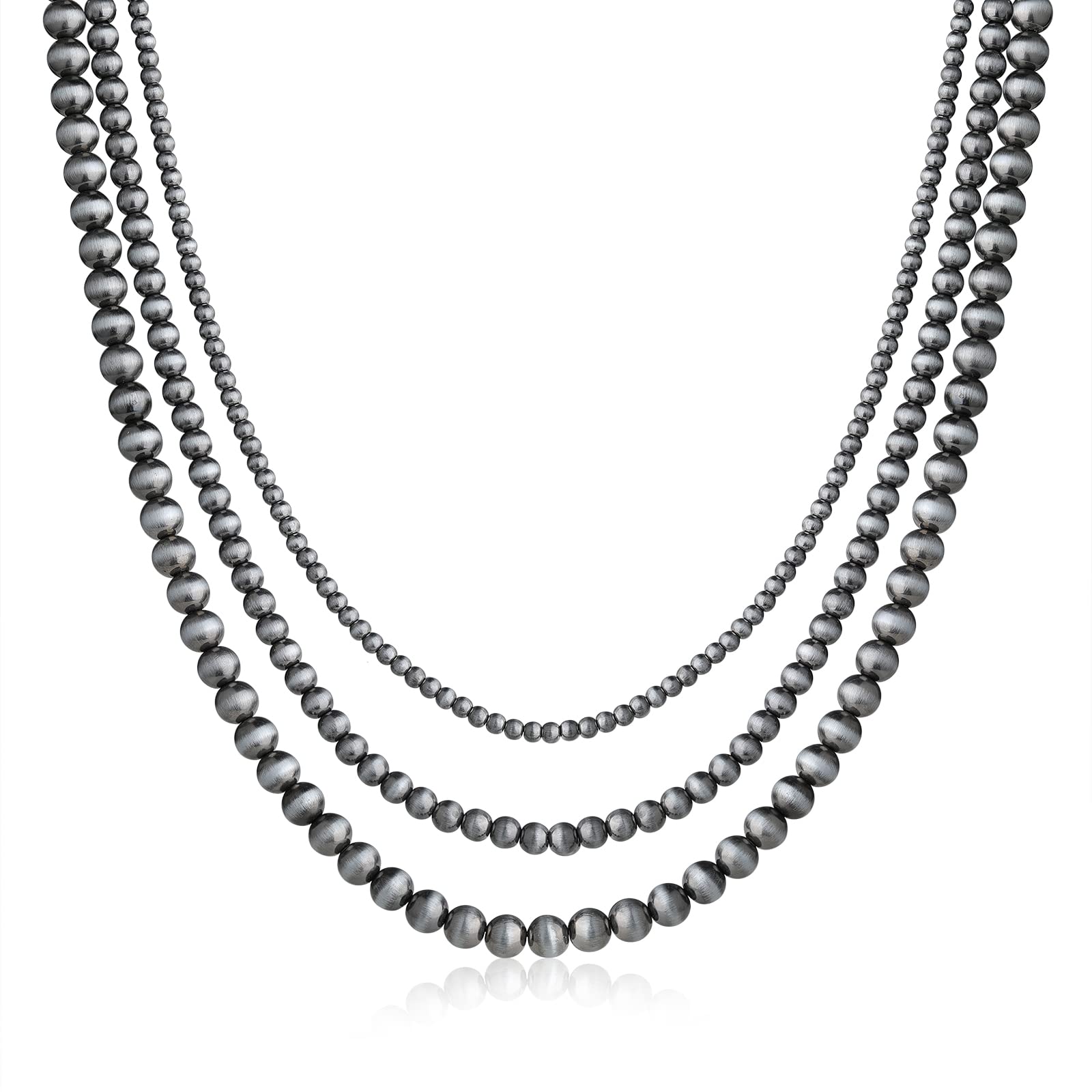 CHISOONBANNERCHISOONBANNER Western Jewelry Navajo Pearl Necklace for Women Beaded Necklace Boho Vintage Choker