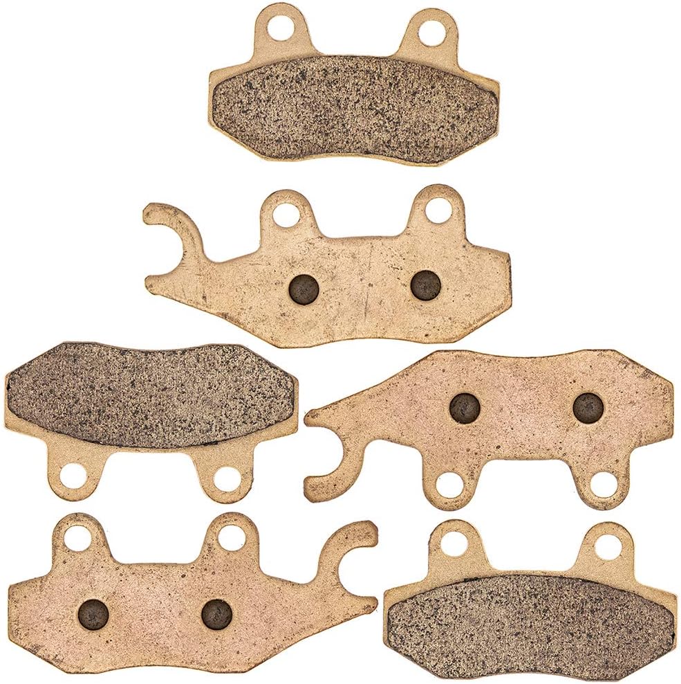 NICHE Brake Pad Kit for Yamaha Rhino 700 YFZ450 5B4-W0045-00 5B4-W0045-10 Kawasaki Can-Am Suzuki Front Rear Ceramic