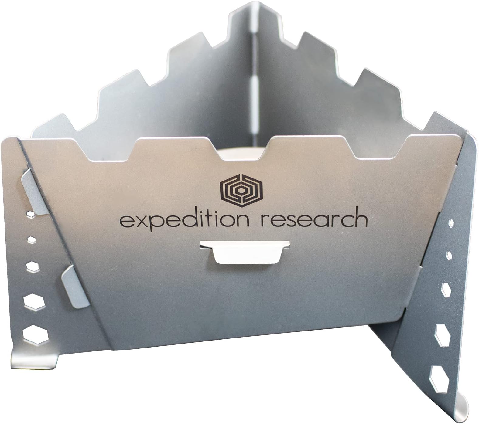 Titanium Solid Fuel Stove - Integrated Wind Shield