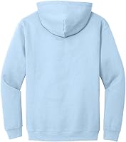 Vista 6 de Gildan Sudadera Heavy Blend5050 7.75 onzas con capucha (Estilo # 18500), Cobertura total, L, Azul claro