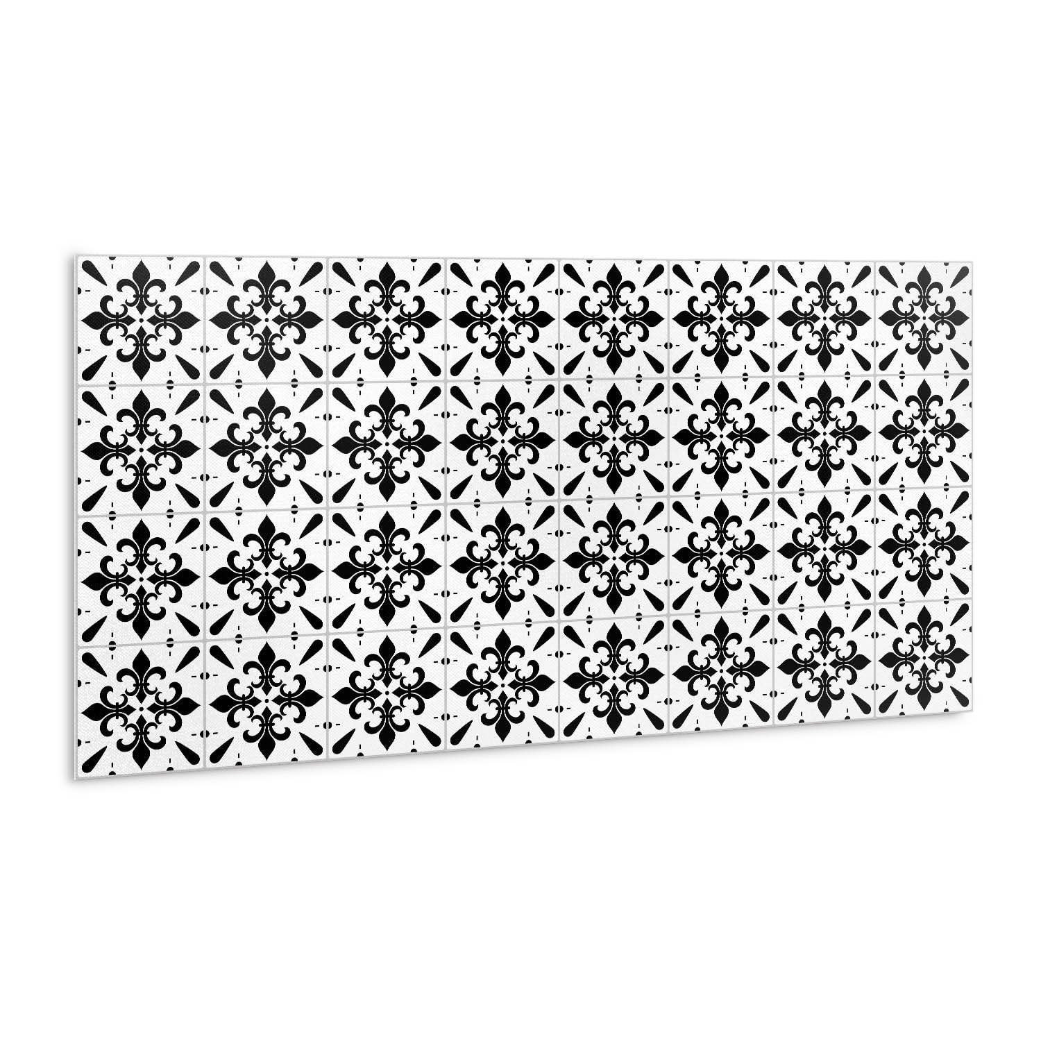 Panneaux pour la cuisine PVC imperméable 100x50cm revêtement adhésif mural