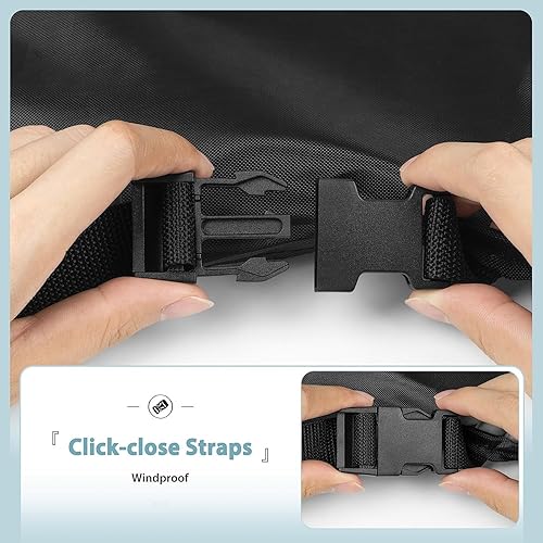 Miniatura 5 de SHINESTAR Griddle Cover for Blackstone 36 Inch Griddle and More 4-Burner Flap Top Grills, 58 Inch Grill Cover for Weber, Char-Broil, Nexgrill Gas