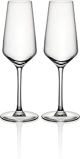 Cristal D'arques Champagnerflöte, Proseccogläser, 2 Stück, Höhe 21,8 x Breite 6,6 cm, 230 ml