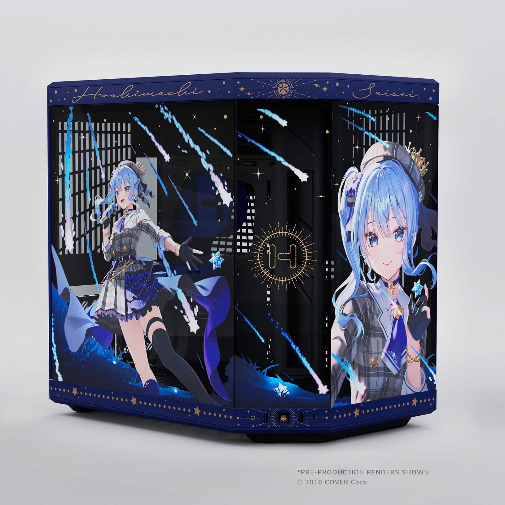 Amazon.co.jp: hololive所属VTuber「星街すいせい」コラボ PCケース