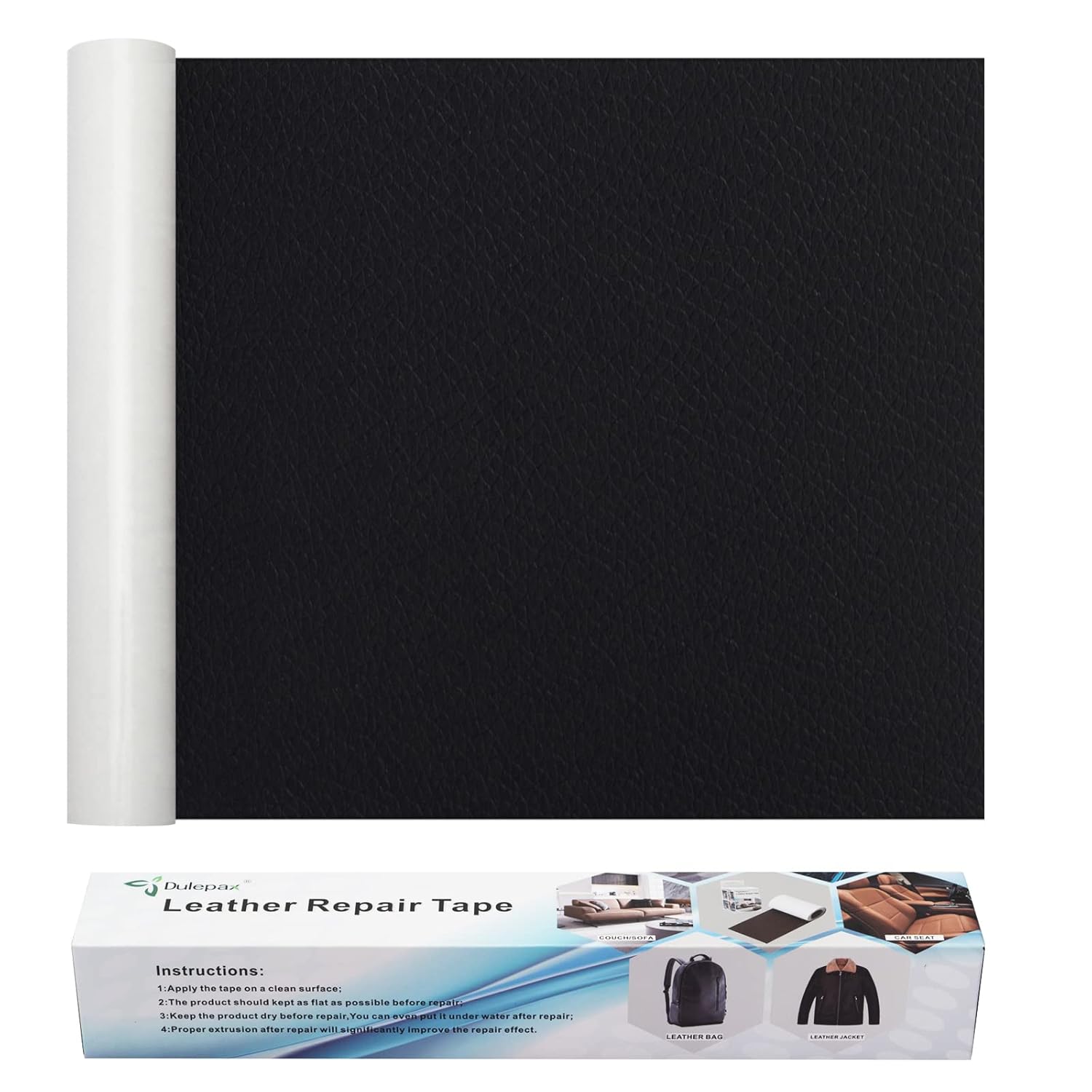 Dulepax Leather Repair Kit for Furniture,Self Adhesive Leather Repair