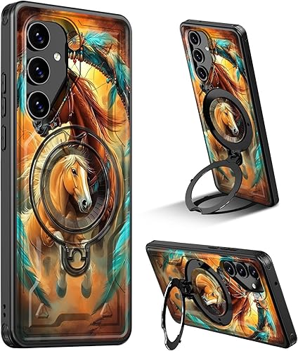 Heavy Duty Case for Samsung Galaxy S25 5G, Dual-Layer Rugged