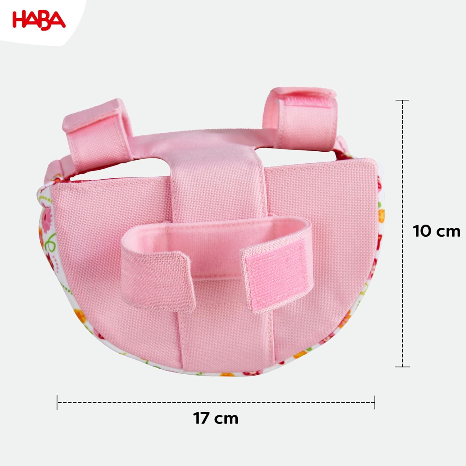 HABA Soft Doll Bike Seat – Baby Doll Accessories for Toddler and Seat Attachment for Scooters, Trikes & Bikes for Toddlers 18+ Months, Fits Most Plush Toys Up to 15” Pink/Red image 6 of 7 B07JG8TY5T