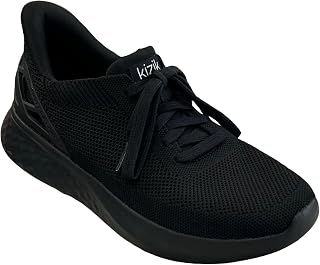 Kizik Slip On Sneakers: Athens - Comfortable All-Day Wear, Hands Free Convenience, Breathable Knit Top, Mens & Womens Walking Shoes with Arch Support