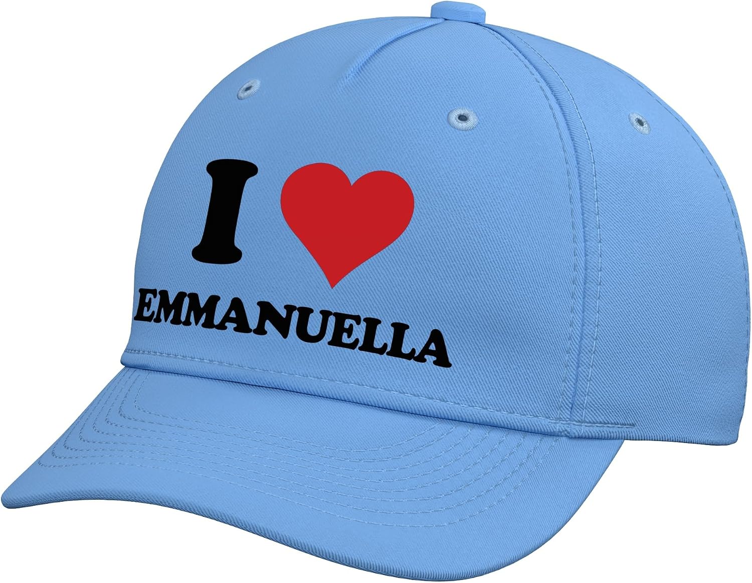 I Heart Emmanuella First Name I Love Personalized Stuff Adjustable Baseball Hat