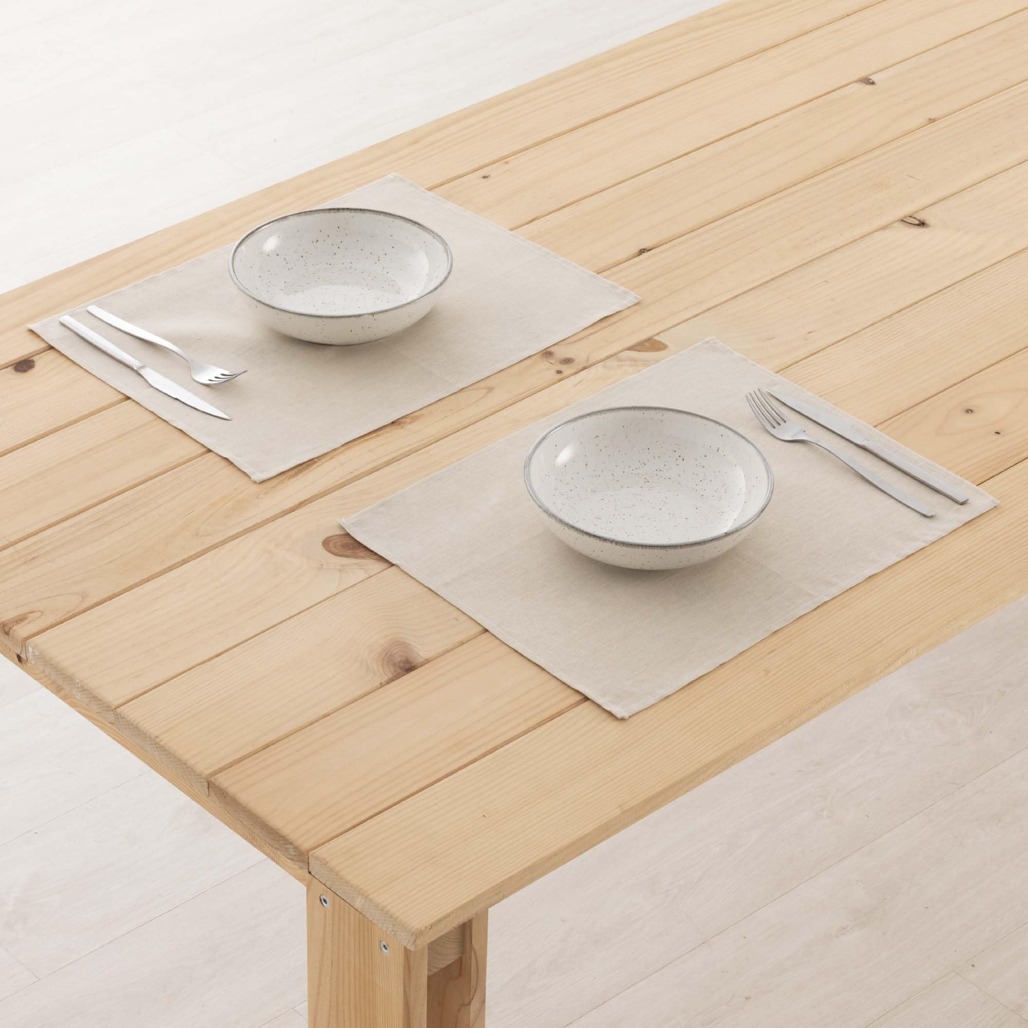 BELUM | Pack of 2 Individual Tablecloth 45x35 | Pack of 2 Individual Placemats | Tablecloth 100% Resinated Cotton Stain Resistant 300 grs. | Tablecloth Antistain