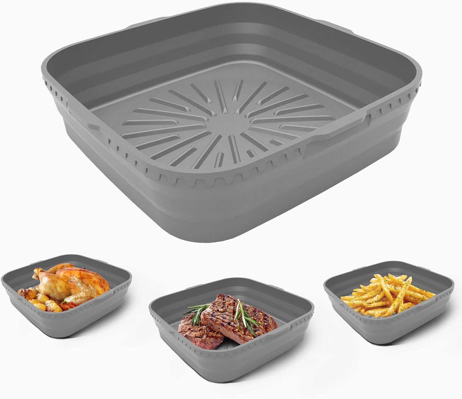 Air Fryer Silicone Liners Air Fryer Silicone Pot