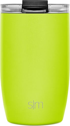 Miniatura 9 de Simple Modern Voyager - Taza de viaje aislada con popote y tapa abatible transparente, termo de acero inoxidable, vaso de 12 onzas, niebla lavanda