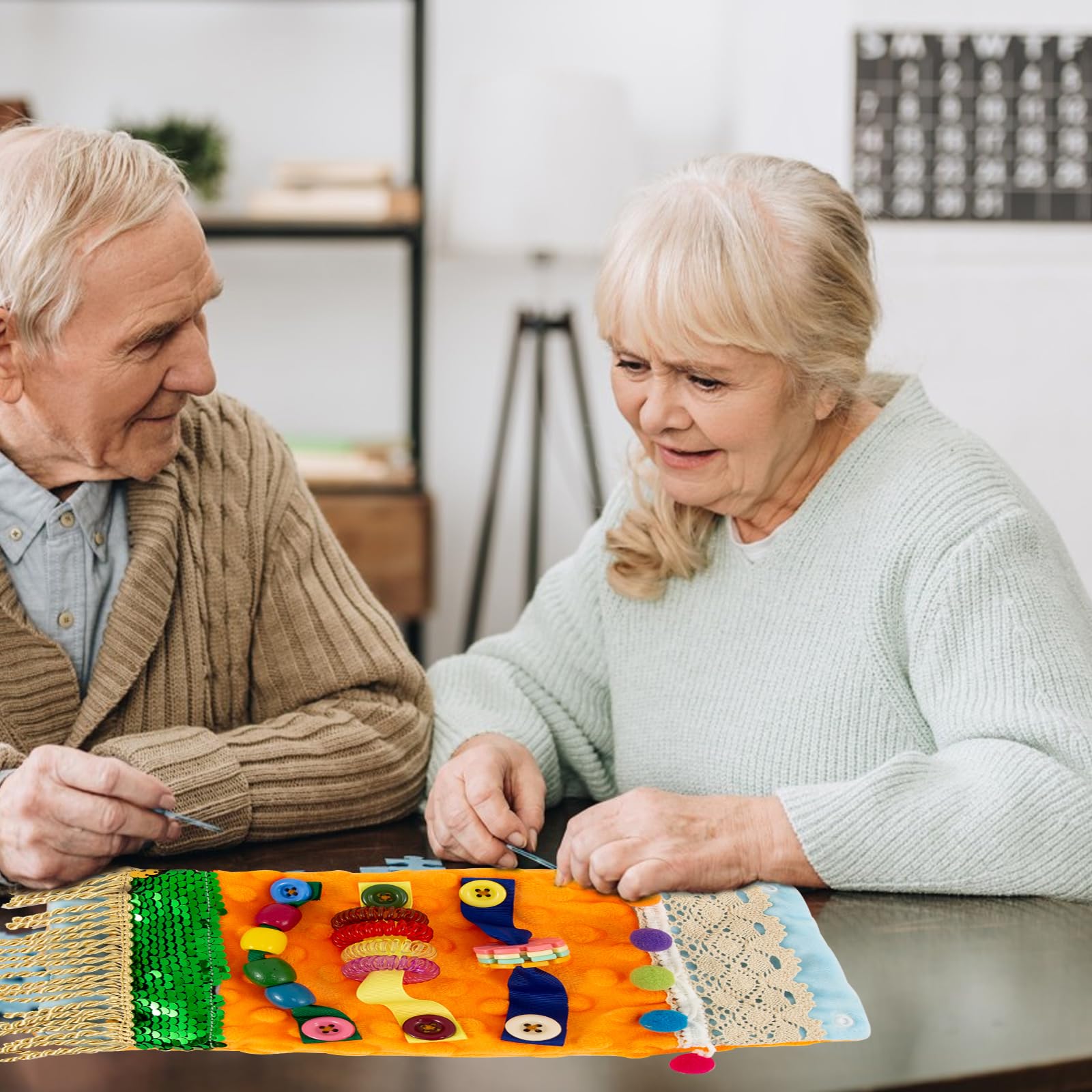 Coperta per pazienti affetti da demenza, attività per demenza, giochi per pazienti affetti da demenza, strumenti per la demenza, giocattoli per l'Alzheimer, demenza, autismo, regali per