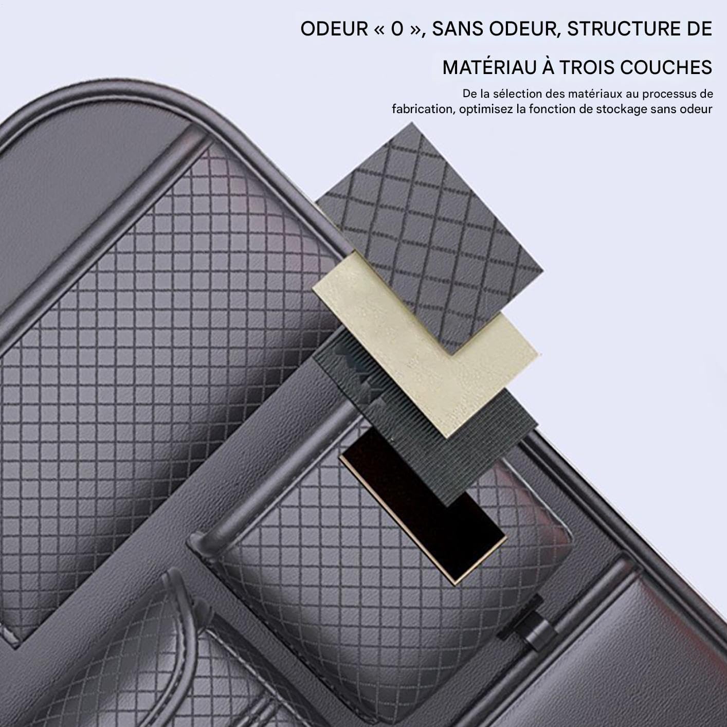 Organizer Na Tył Fotela Samochodowego Organizer Z Miejscem Na Tablet Do | Torebka PU Oszczędzająca Miejsce Do Organizacji Na Podróż Samochodową, Dojazdy Do Pracy I Butelkę Na Wodę