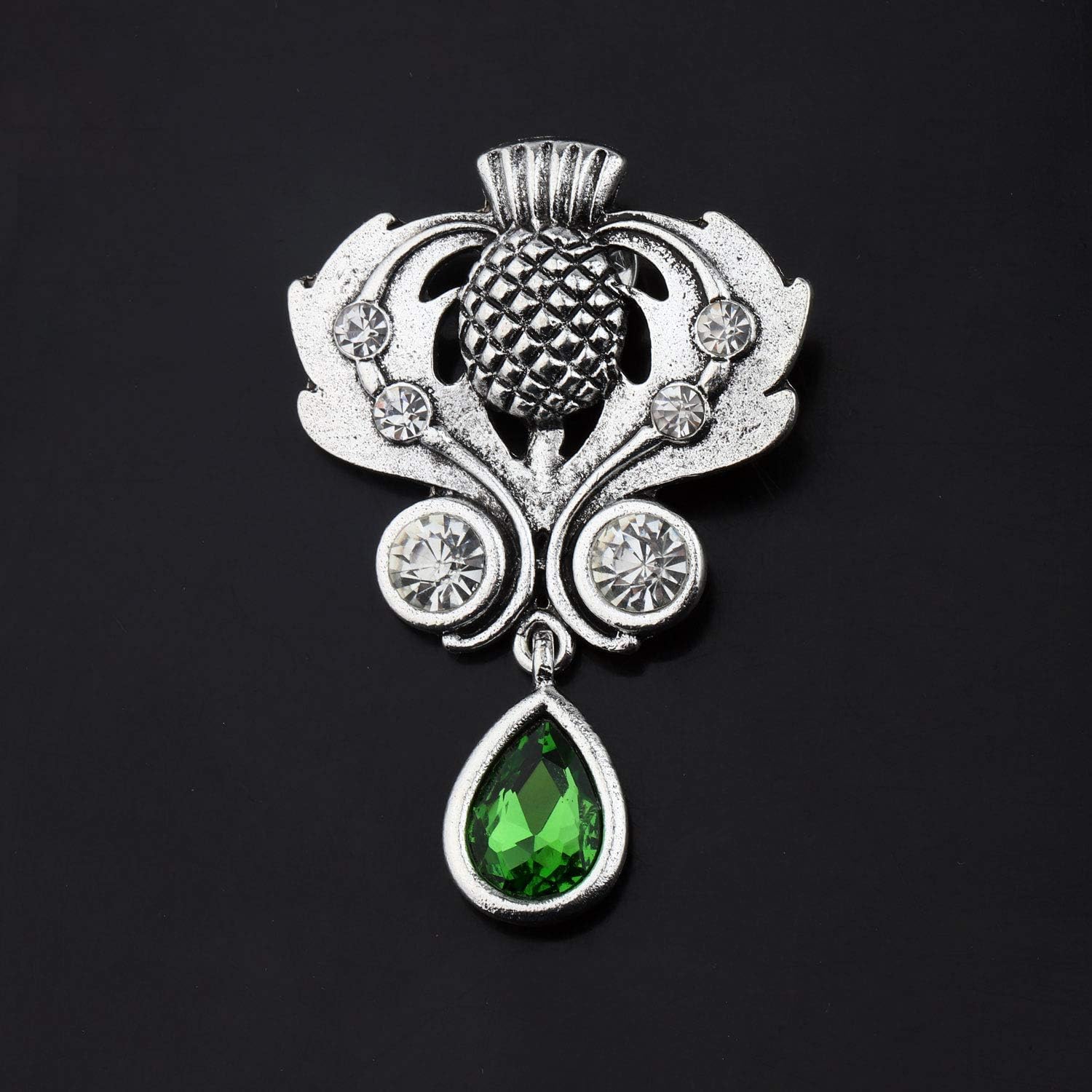 CENWA Scottish Thistle Brooch Pin Scottish Gift Scottish Brooch