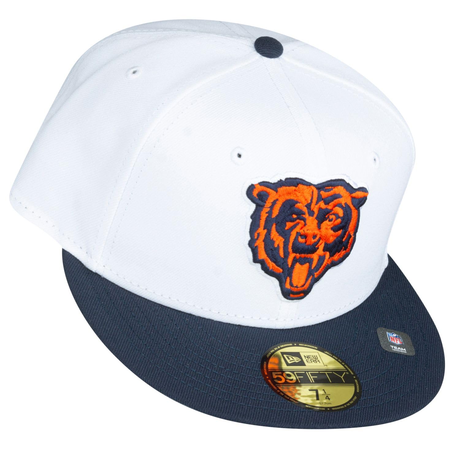New Era 59Fifty Fitted Cap - Chicago Bears Head biała, biały, 59-60