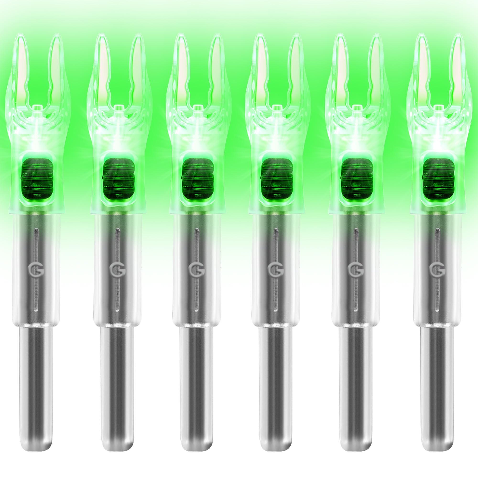 Trackable Nocks Snapklik.com : KEAUP 6/12 Pack G Lighted Nocks For Arrows