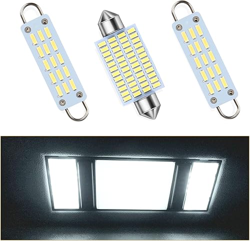 Miniatura 5 de Cubierta de luz interior de techo para techo, lente transparente, consola superior compatible con Chevy K1500 C1500 GMC K2500 C2500 1988-2000, Tahoe