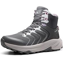 Women's Hiking Boots Waterproof with Arch Support Sneakers Walking Outdoor Comfortable Lightweight Boot Echo Mid