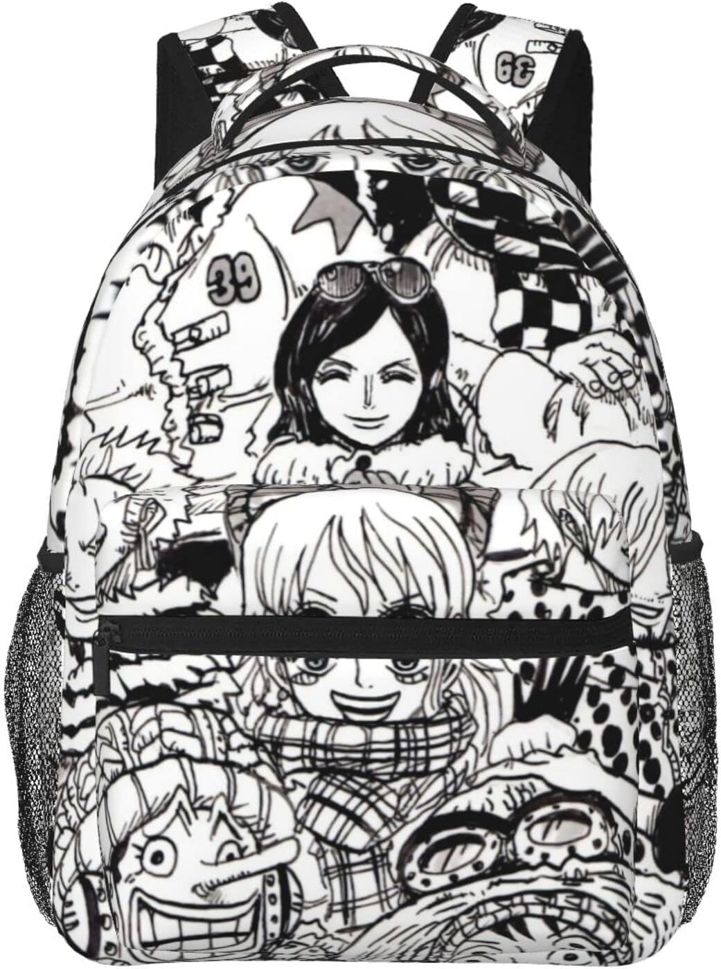 [BAIYUAN] ワ ンピース バックパック リュック アニメ ランドセル 軽量 おしゃれ かわいい 多機能 大容量 リュックサッ