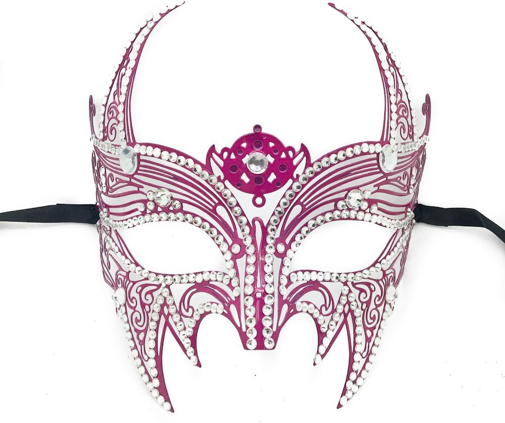 New Wolverine Men & Women Unisex Mask Laser Cut Venetian Halloween Masquerade Mask Costume Extravagant Inspire Design (PINK)