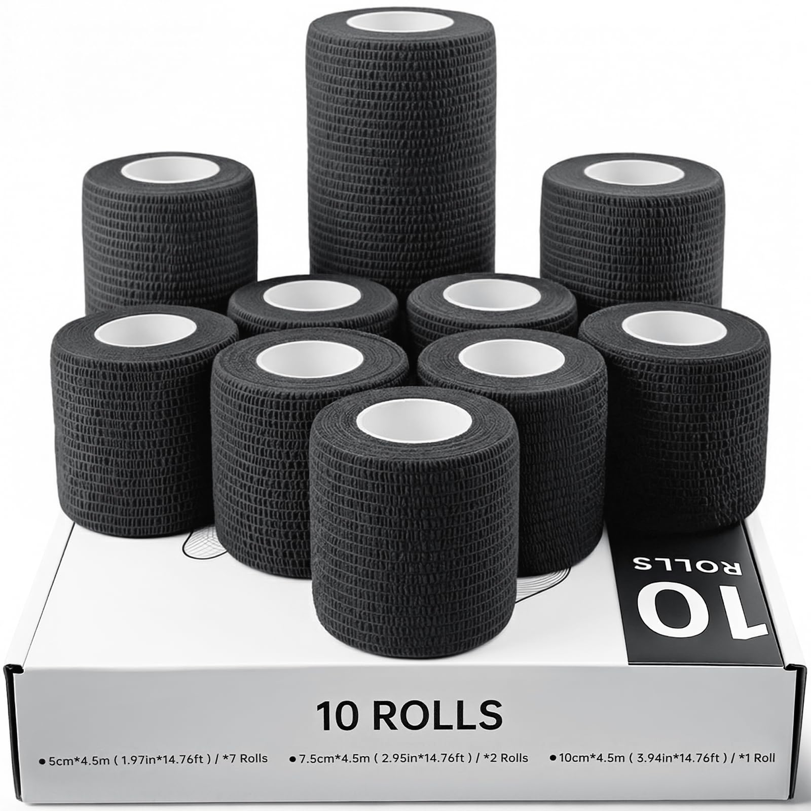 HONYAO Kinesiotapes 2 Rollen, Kinesiologie Tape (5m×5cm), Physiotape für Schulter, Rücken, Knie, Ellenbogen und Nacken, Tape Sport, Hautfreundlich, Elastisch & Wasserfest - Rosa