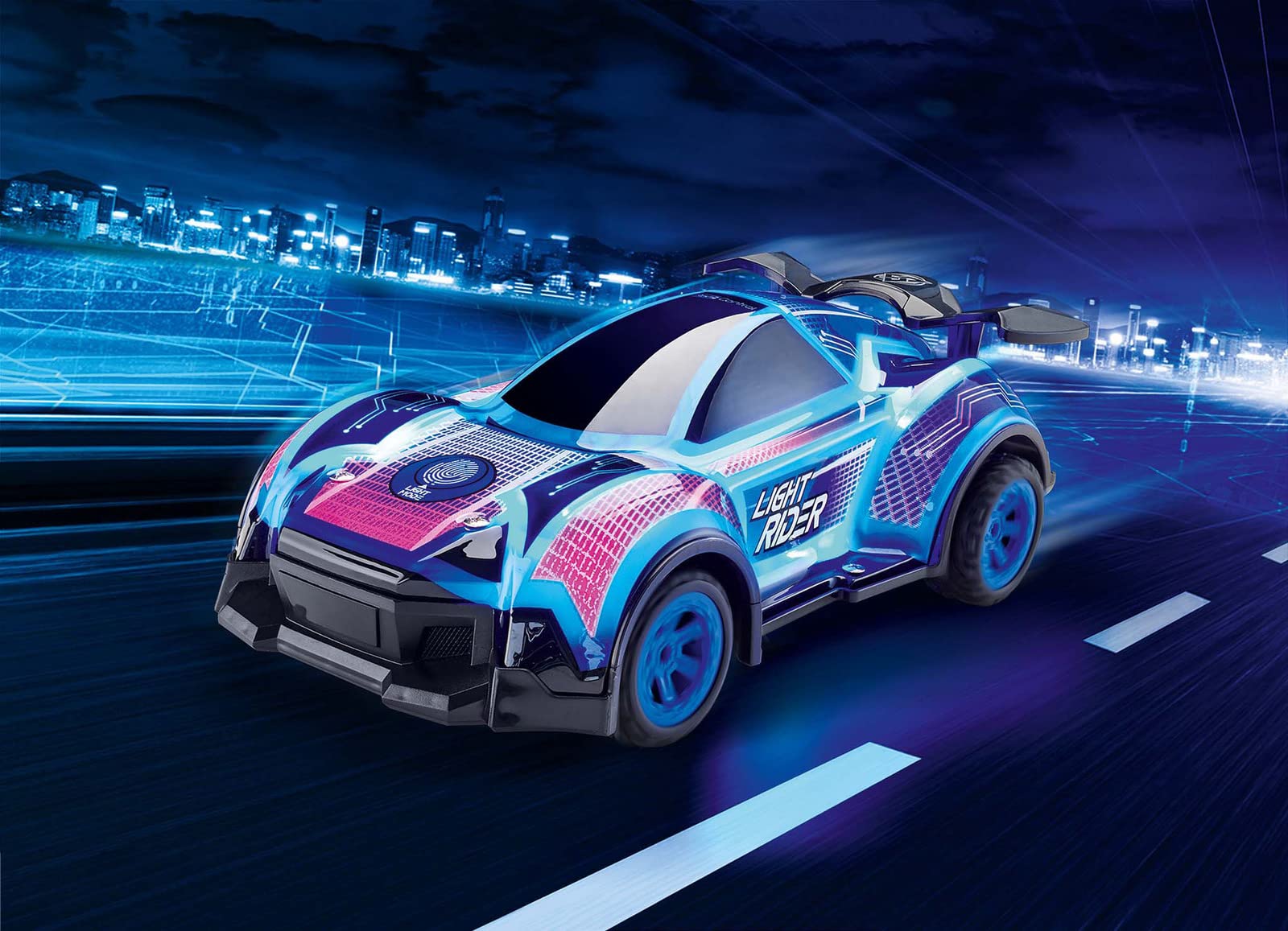 Revell Control 24666 RC Car Light Rider - Auto radiocomandata, colore: Blu