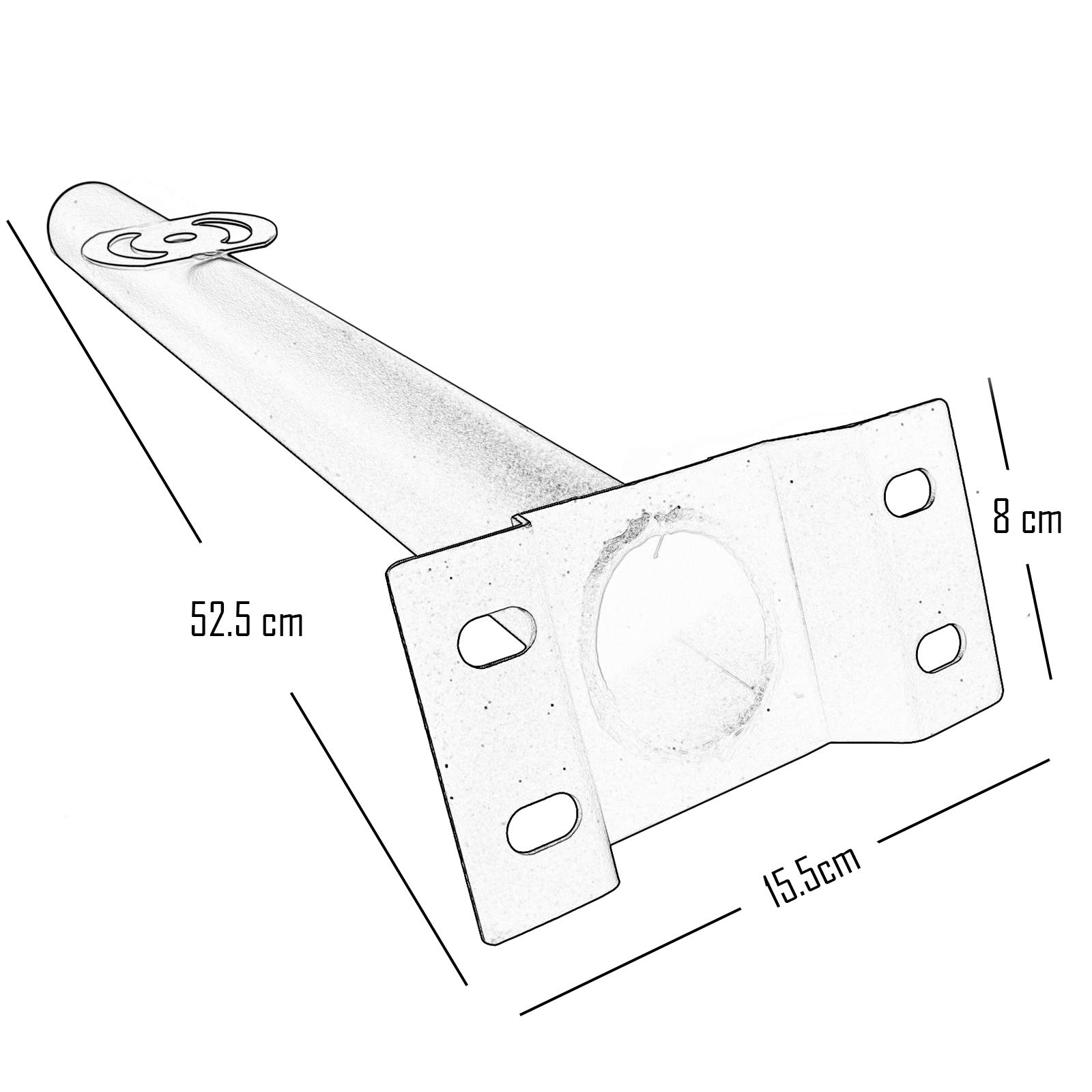 Reflektor drogowy, lampa solarna LED, 200 W, możliwość ściemniania, IP65