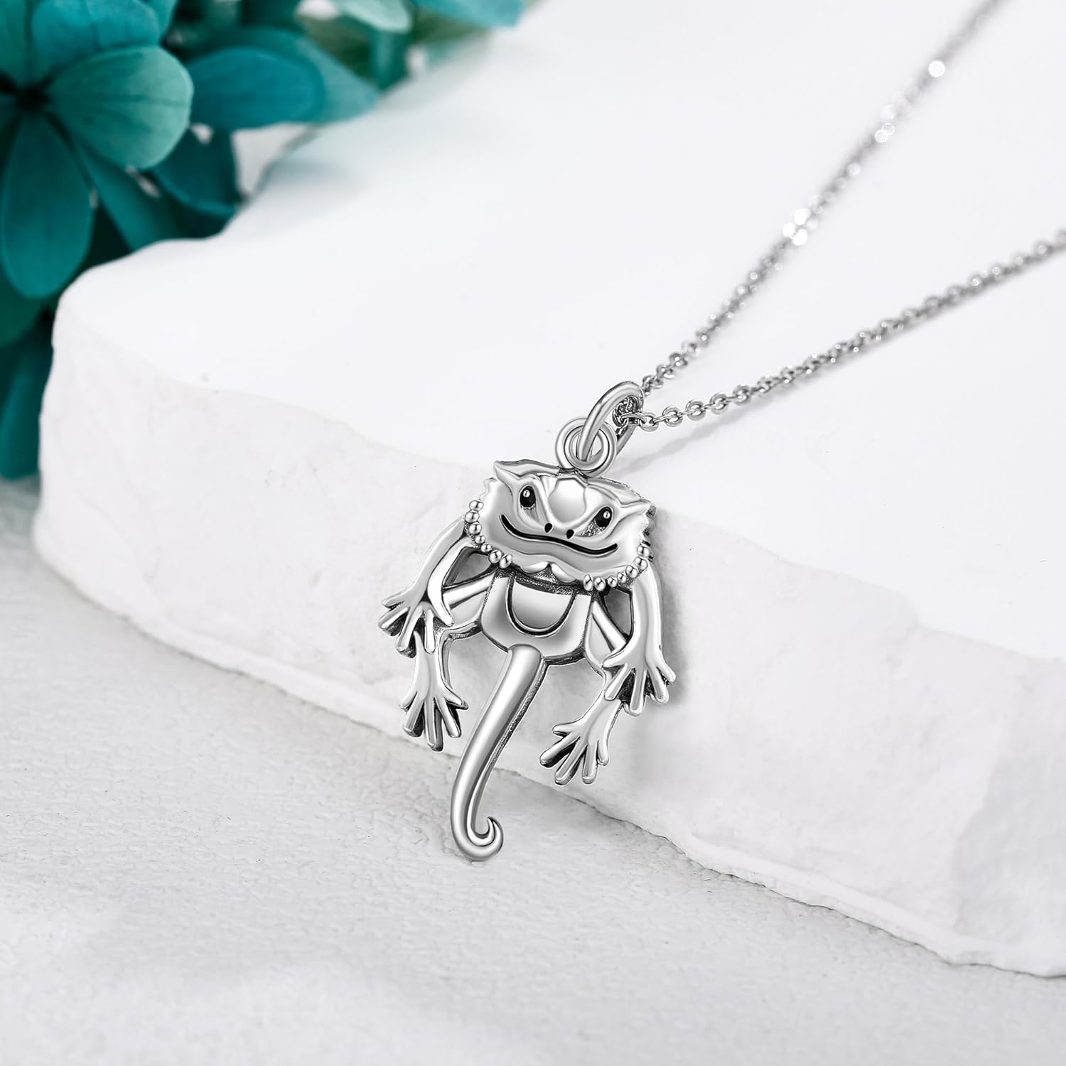 Fox/Chicken/Donkey/Lizard/Butterfly/Mama Duck/Cat/Bee/Monkey/Koala/Raccoon/Dachshund/Dragon Necklace 925 Sterling Sliver Animal Gifts Jewelry for Women - Image 2
