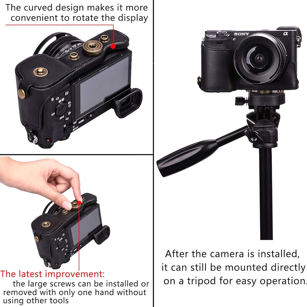 Amazon.co.jp: Hargedis XEVN Sony a6400用ケース Sony a6300用