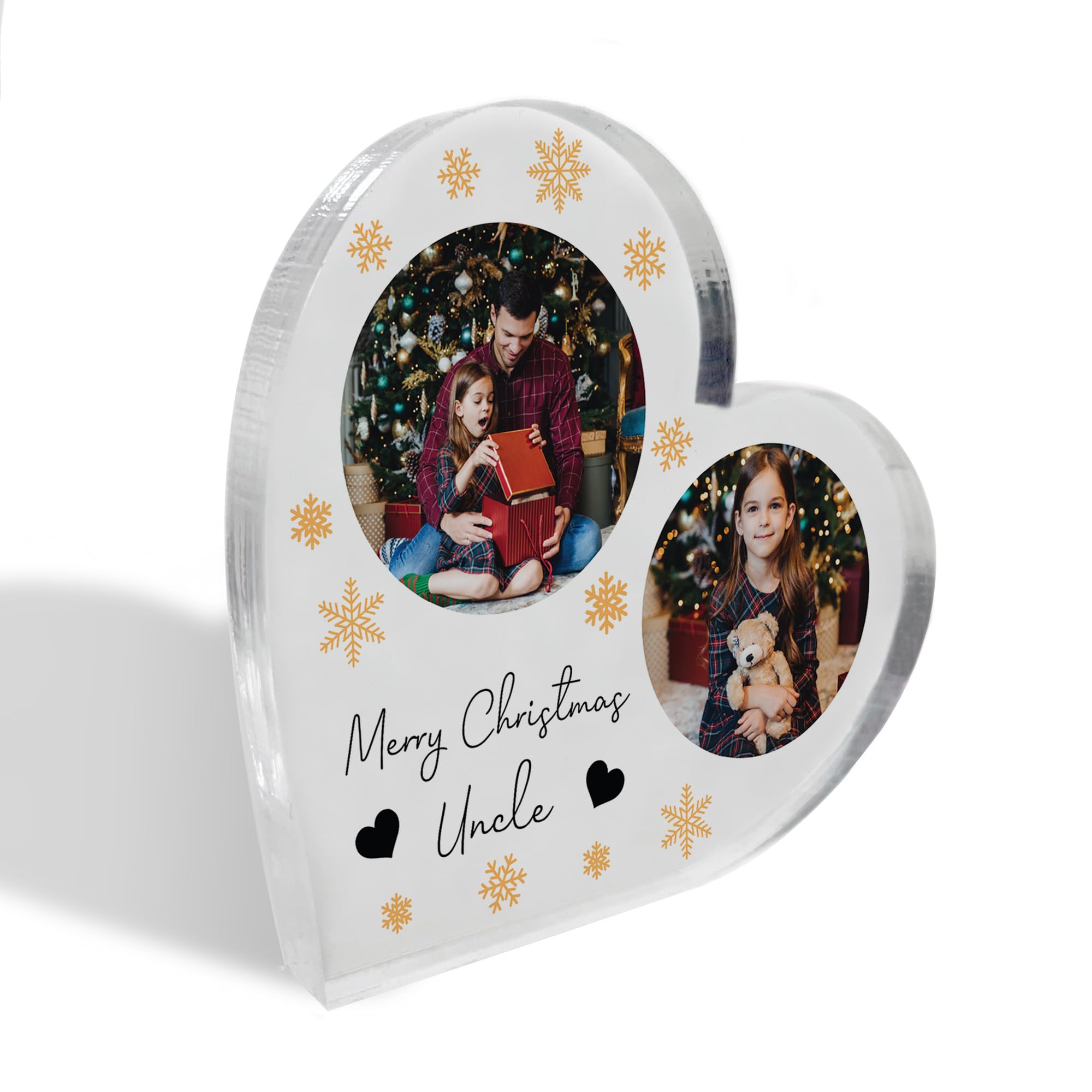 Red Ocean Merry Christmas Uncle Gift Personalised Acrylic Plaque With Photos Uncle Gift From Niece Christmas Love You Uncle Gifts From Nephew Thank You Gift Keepsake