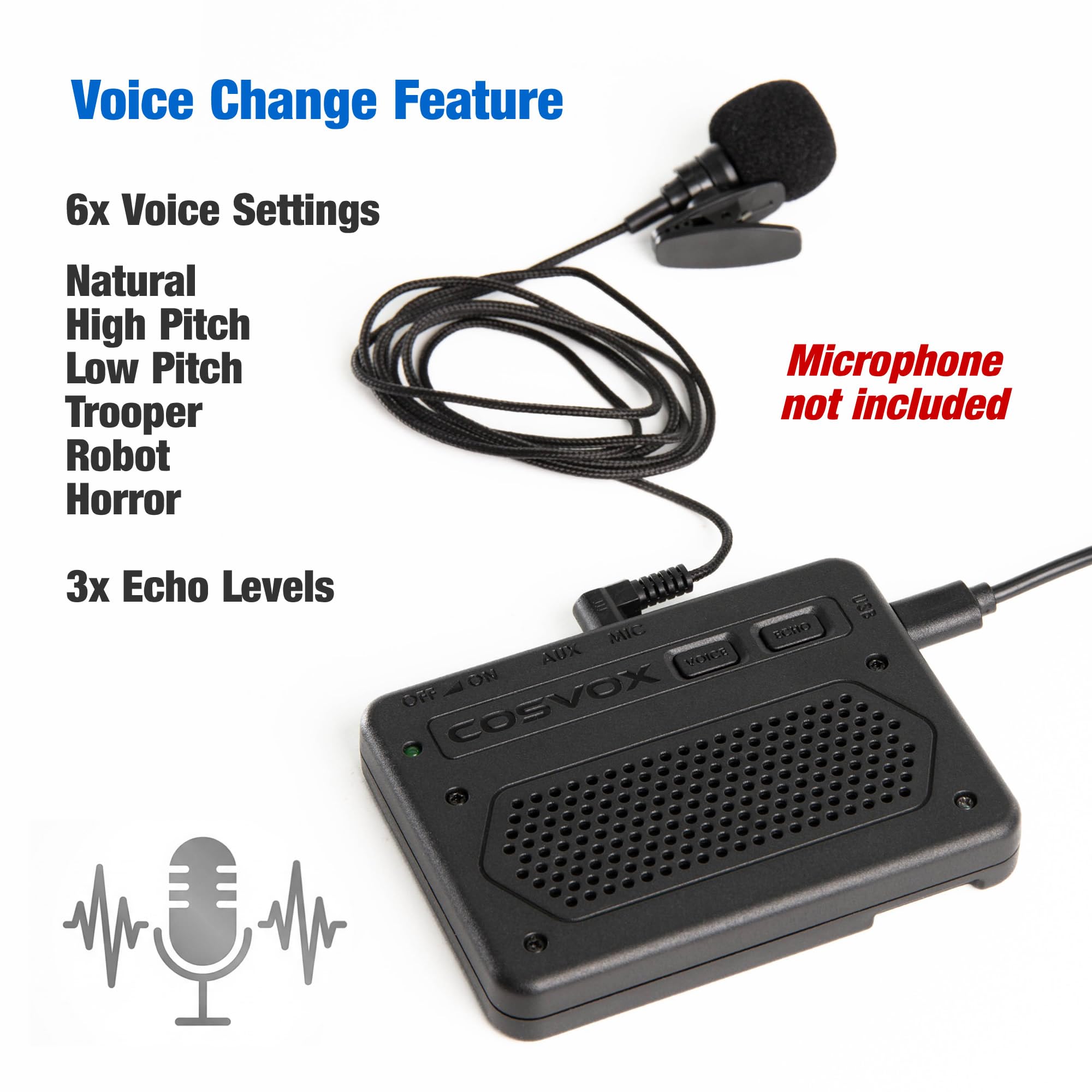 Bluetooth Audio Wireless Guanti Cosplay Modulo Amplificatore Vocale Interattivi