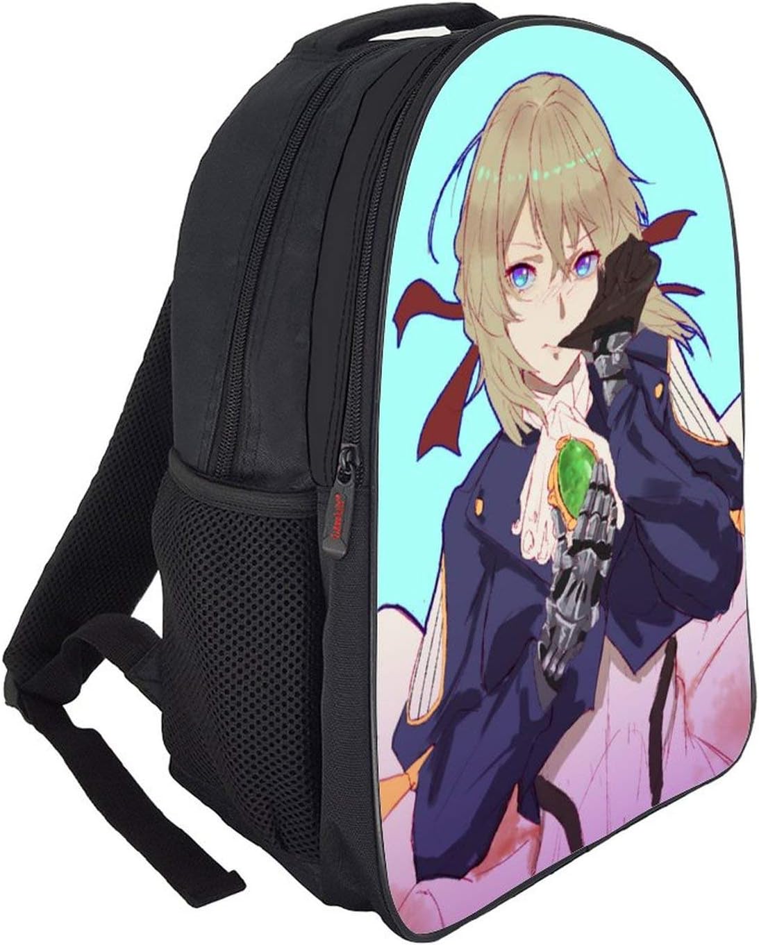 Amazon Co Jp リュック ヴァイオレットエヴァーガーデン イラスト リュックサック 大容量 バックパック メンズ レディース 軽量 おしゃれ カジュアル 通学 バックパック 旅行 運動 ランドセル 40x28x16cm シューズ バッグ