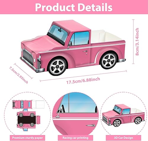 Miniatura 3 de 12 cajas de comida clásicas para fiestas de automóvil, suministros para fiestas de cumpleaños, camiones para niños, camiones, bandeja de alimentos