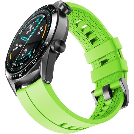 NotoCity Cinturino Compatibile con Huawei Watch GT/Watch GT 2 /Samsung  Galaxy 46mm /Gear S3 in Silicone Easy Fit 22mm Braccialetto di Ricambio :  Amazon.it: Elettronica