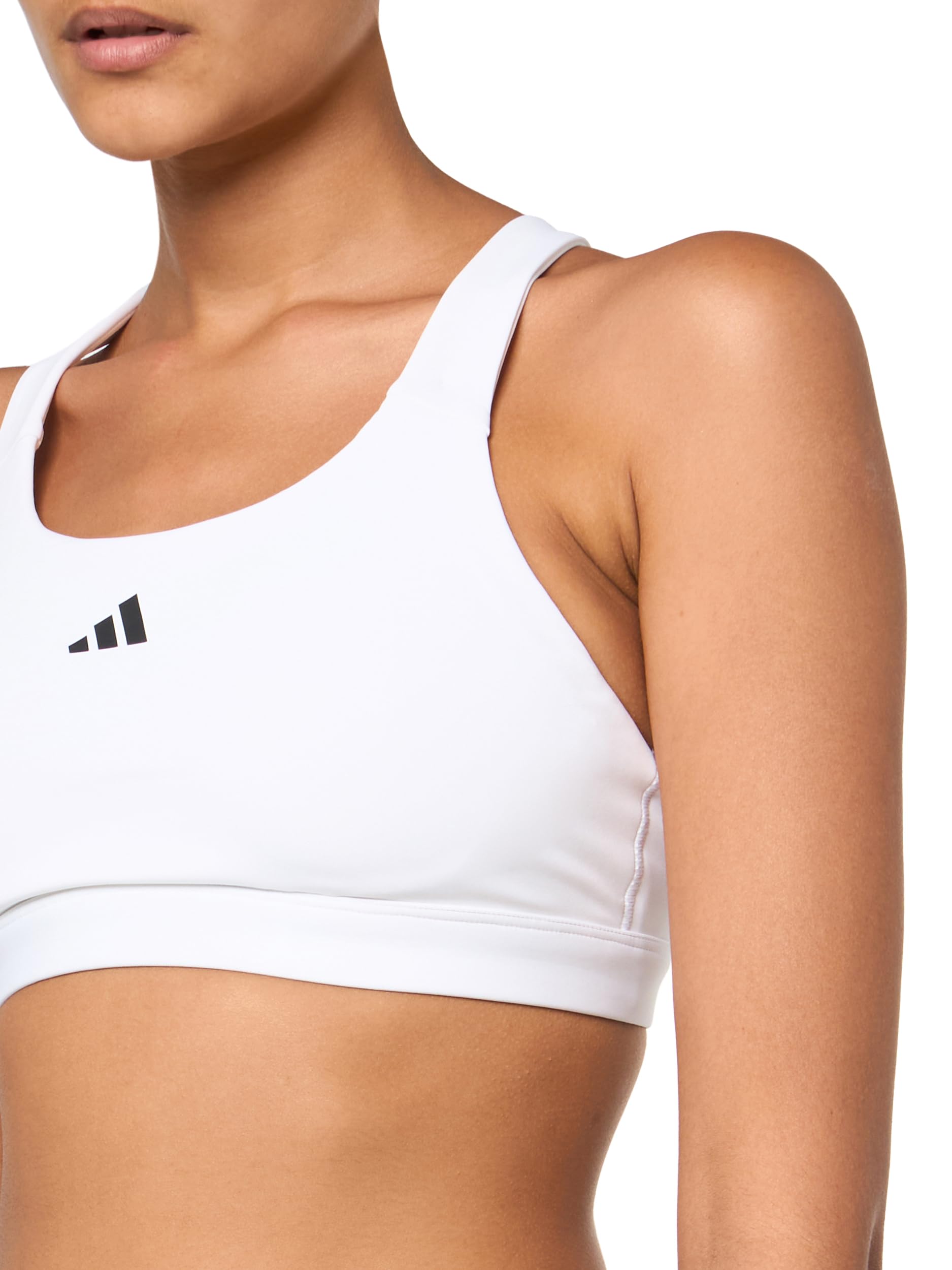 Adidas Reggiseno Sportivo da Donna TLRD React Training ad Alto Supporto, Bianco, (XX-Large) C/D