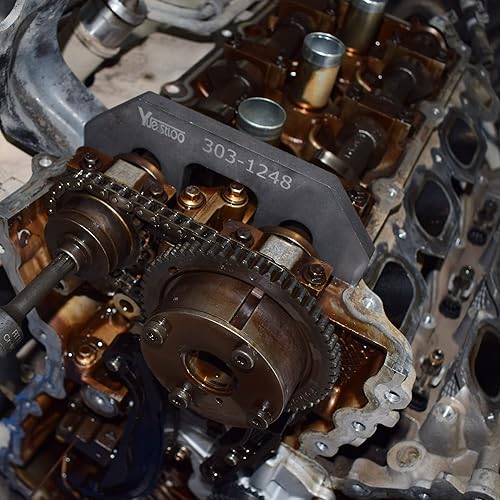 Miniatura 4 de Kit de herramientas de sujeción de árbol de levas con herramienta de tensión, herramienta de soporte de alineación de sincronización compatible con