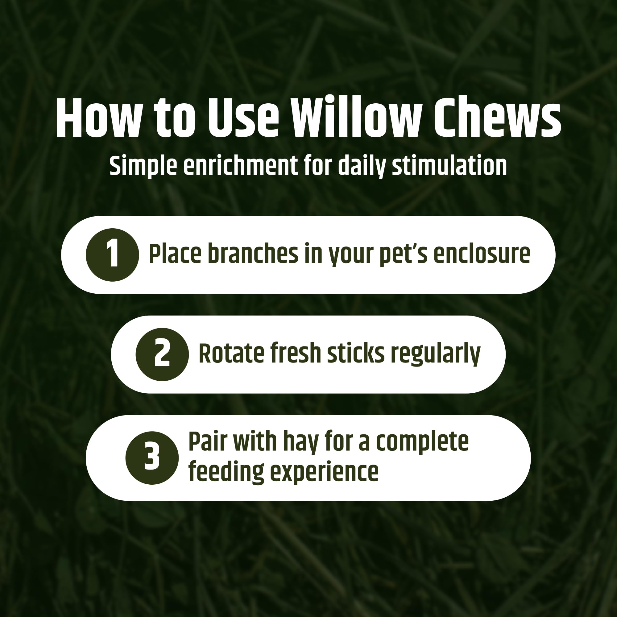 High Desert Willow Chew Sticks for Rabbits Natural Willow Branch Treat for Bunnies Guinea Pigs Chinchillas Hamsters USA Grown Chews Small Pet Supplies for Digestive Health and Dailt Enrichmen product thumbnail 5