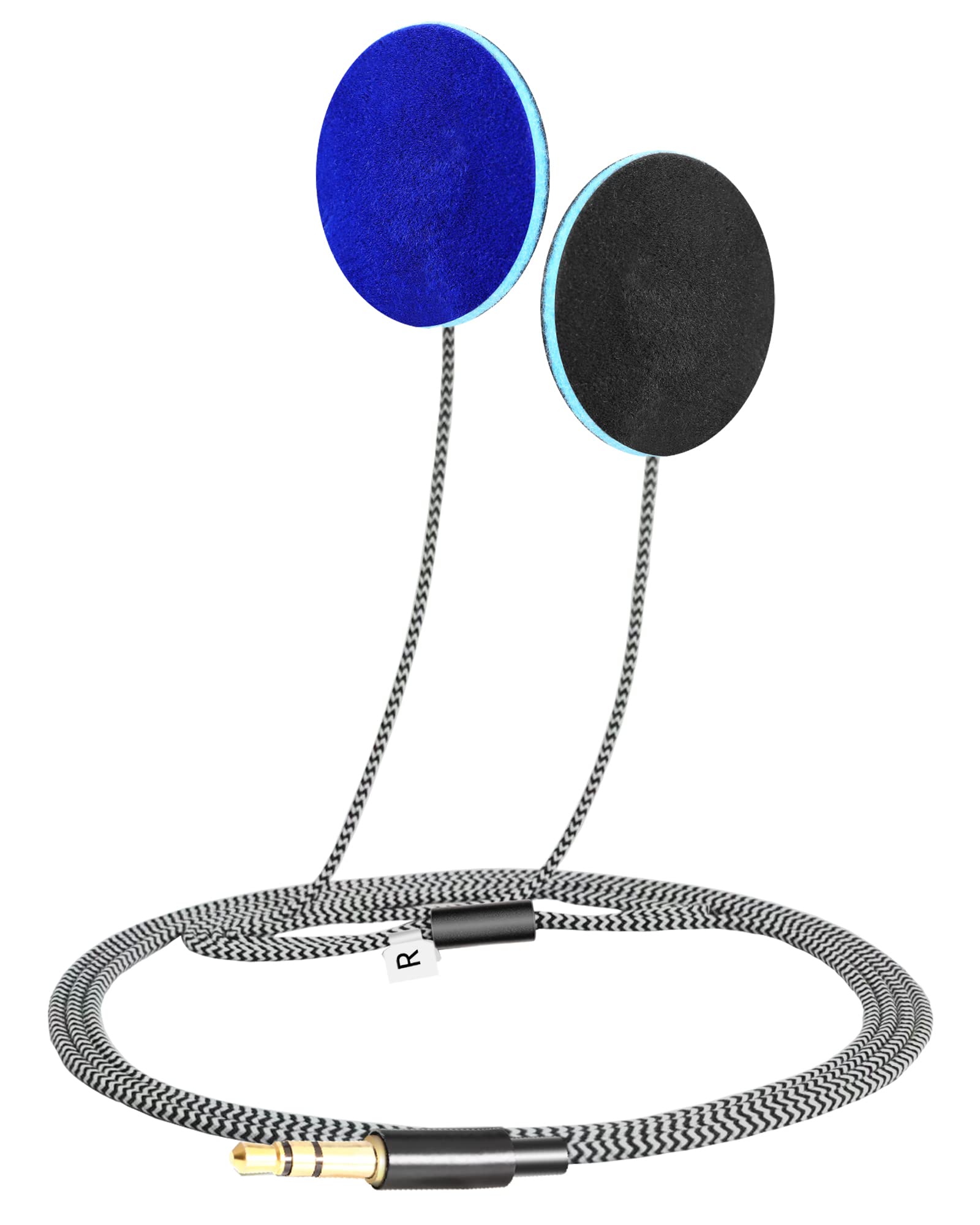 MMUSS Sleep Ultra Thin Pillow Speakers Replacement Headband Speakers Helmet Speakers with Diameter 30mm (3.5mm Interface)