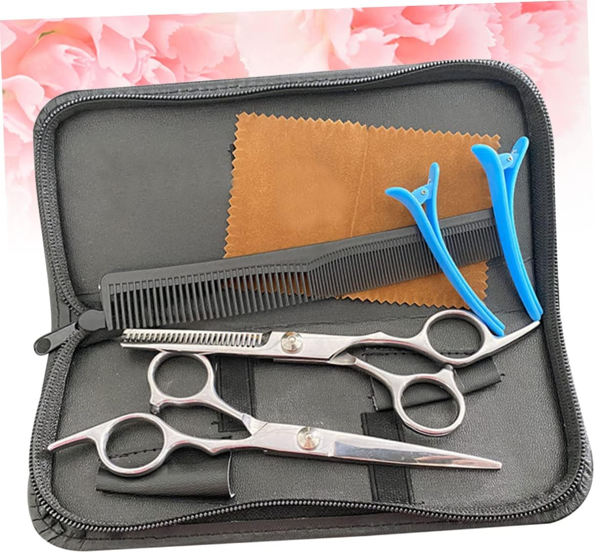Hairdressing Scissors Kit Stainless Steel 6 Inch for Barber Salon image 4