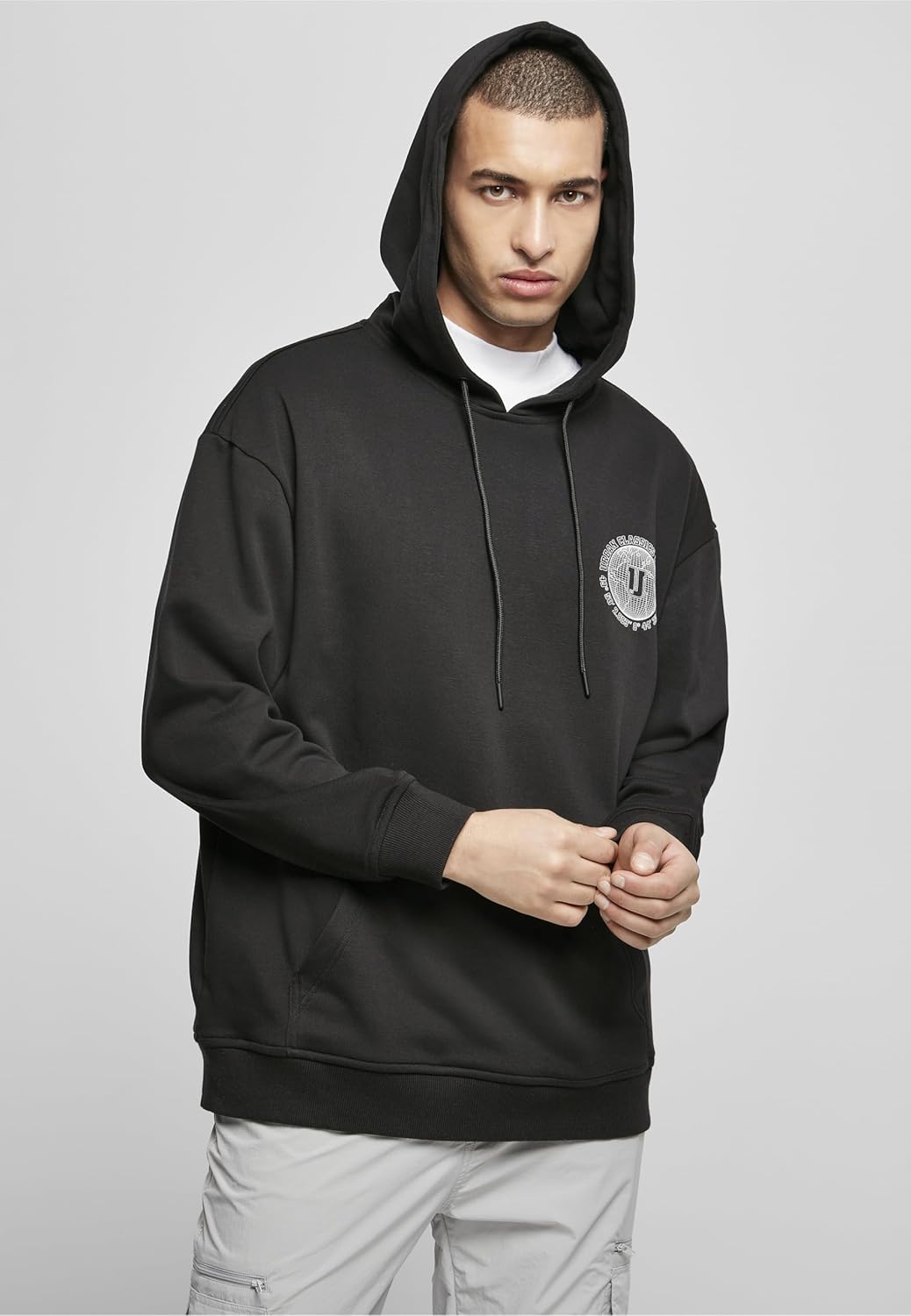 Urban Classics Mens Globetrotter hoodyHooded Sweatshirt