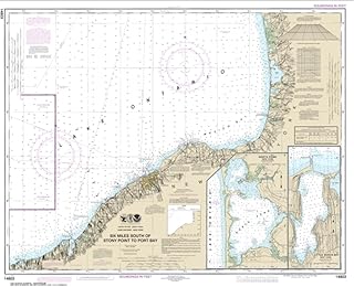 NOAA Chart 14803-Six Miles South of Stony Point to Port Bay; North Pond; Little Sodus Bay - Water-Resistant - by East View Geospatial