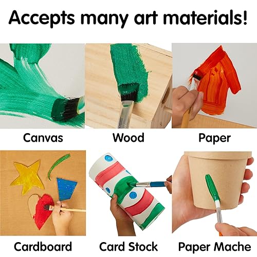 Miniatura 9 de Colorations WSTWH - Témpera lavable, pintura para niños no tóxica, vibrante e intensa, para manualidades, pasatiempos y diversión, suministros de