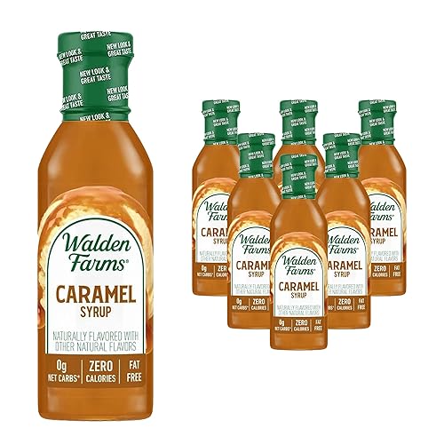 Jarabe de caramelo Walden Farms sin azúcar sin calorías sin grasa sin carbohidratos sin gluten